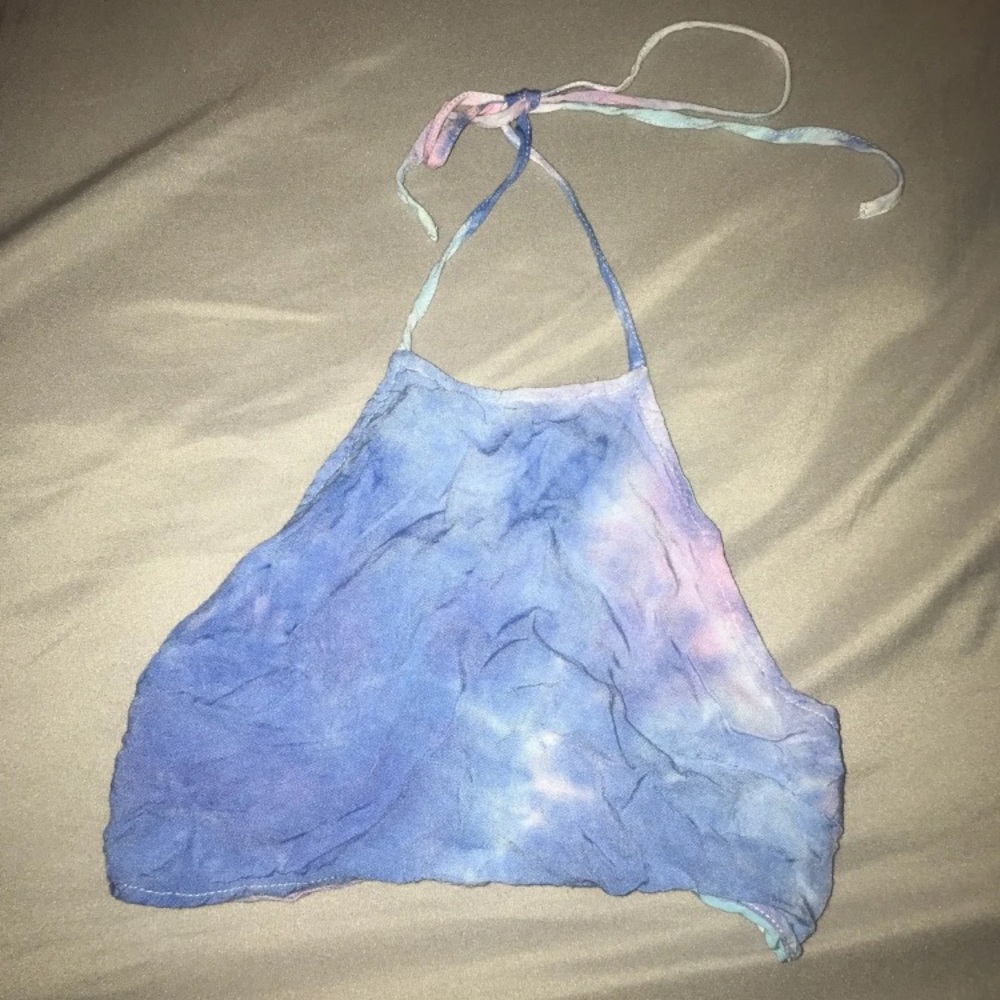 Tie dye halter top